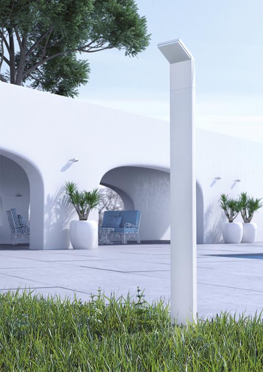 Paletto luminoso LED bianco 9W 3000K 110cm IP54