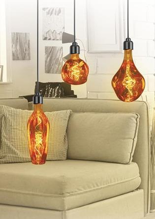 LED E27 Decor Rame 4W A165 2200K dimmerabile