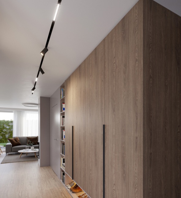 48V-Apparecchio lineare LED nero
