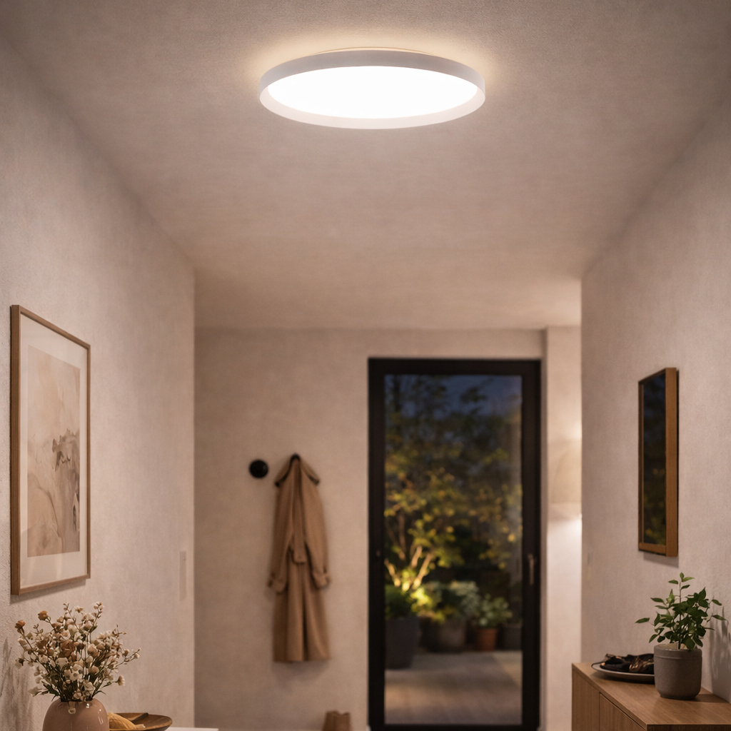 Plafoniera LED diretta/indiretta CCT bianco