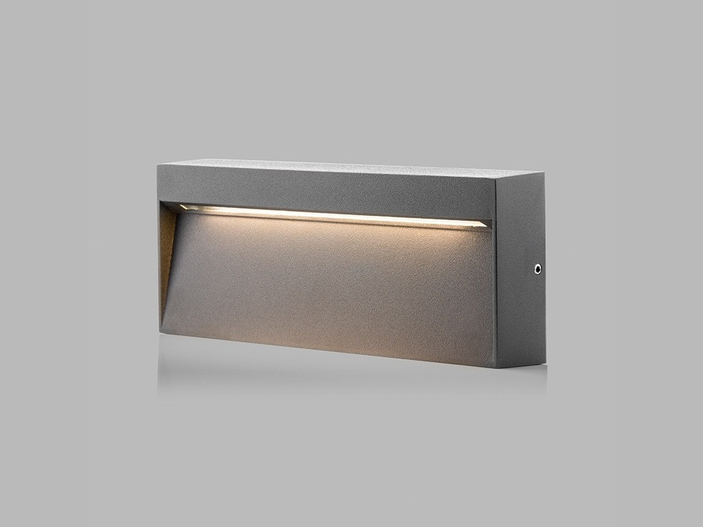 Applique LED IP54 antracite 20cm