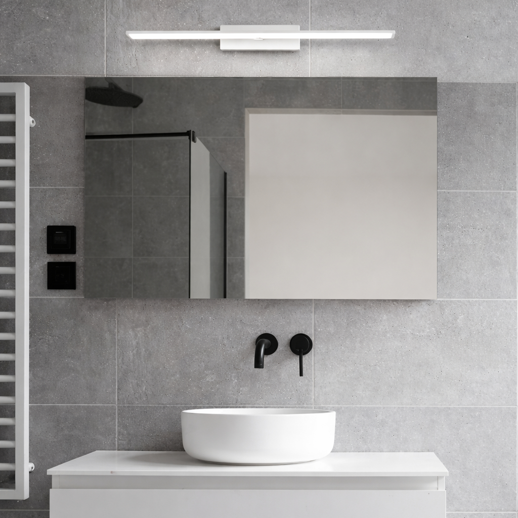 Luce a specchio LED bianca IP44