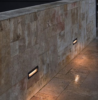 LED incasso parete antracite 8W 3000K IP65