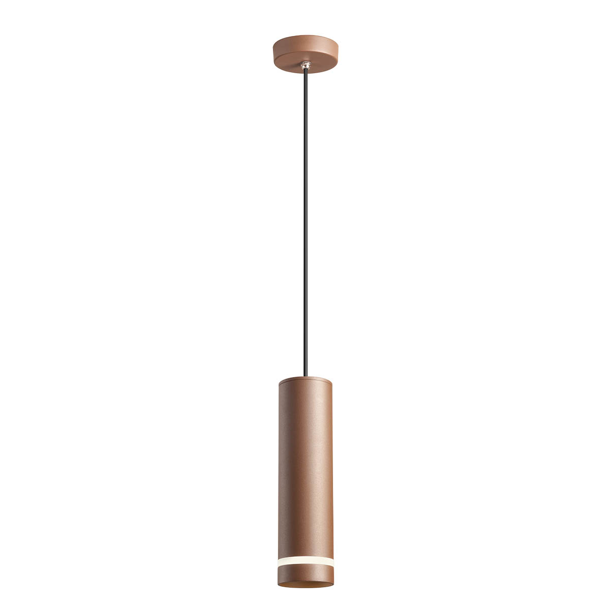 Hängeleuchte LED IP54 Corten mit Lichtring
