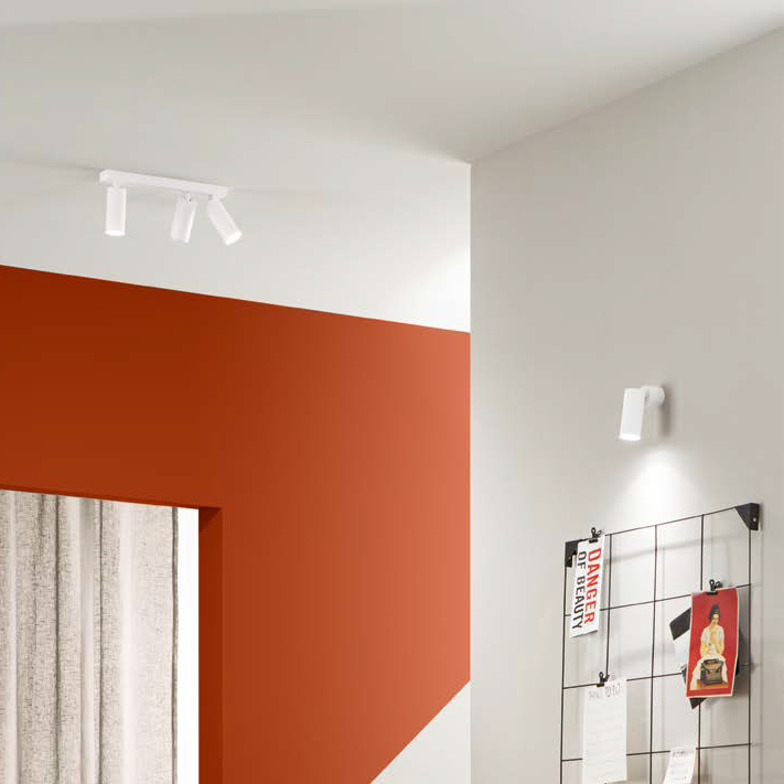 faretto 1xGU10 mini bianco