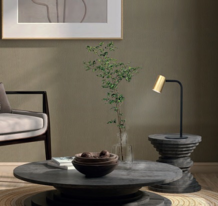 lampada da tavolo nero/oro 35cm GU10