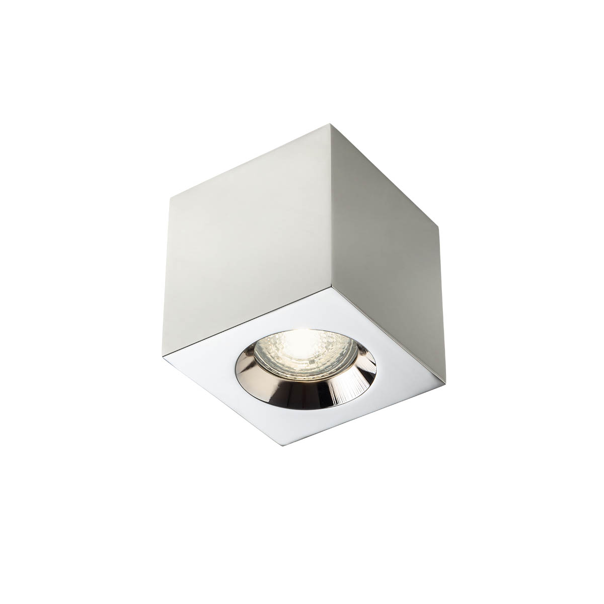 faretto da superficie GU10 cromato IP44
