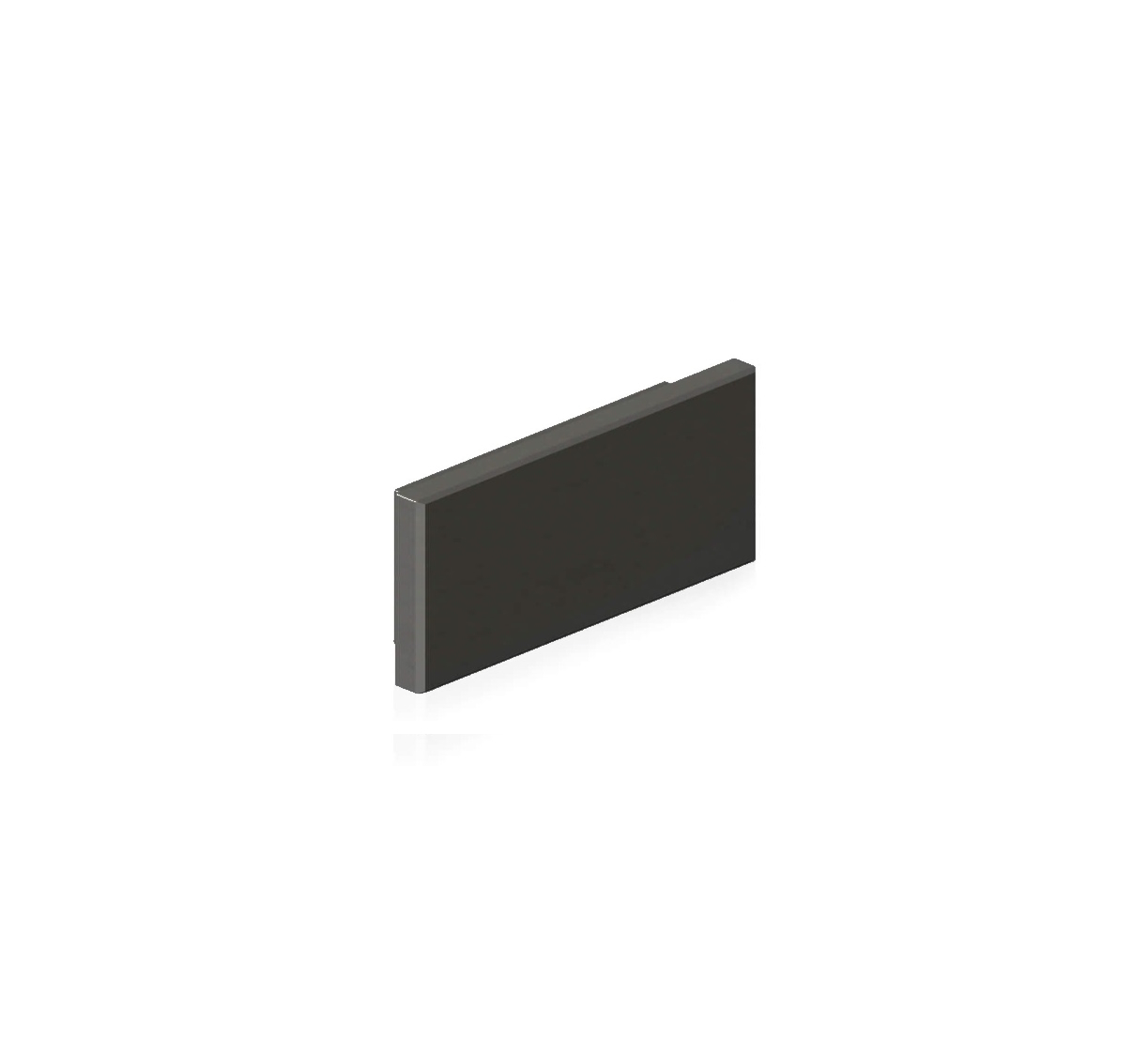 Endkappe Profil 19x9 Schwarz