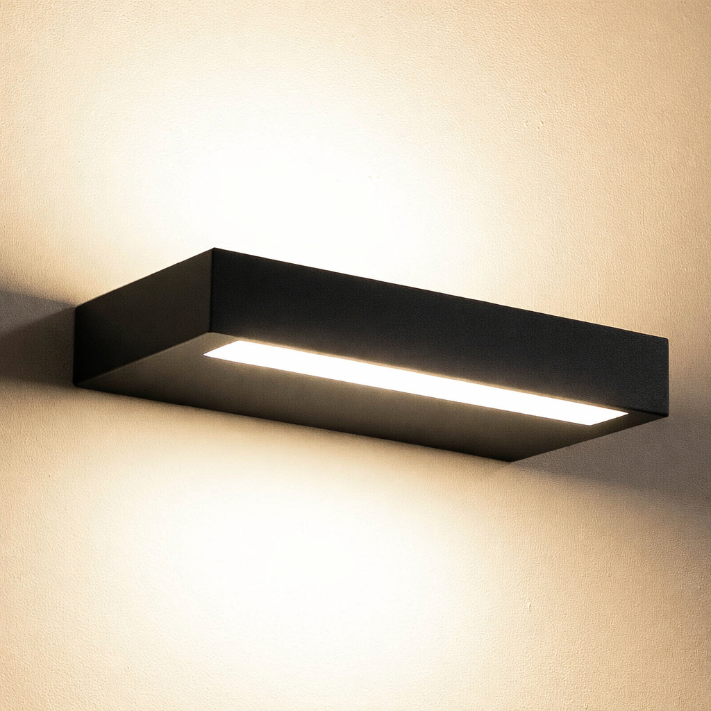 Applique LED up/down TRIAC nero