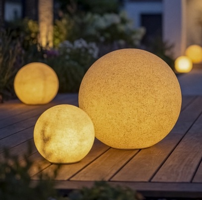 Lampada a sfera mars IP65 E27