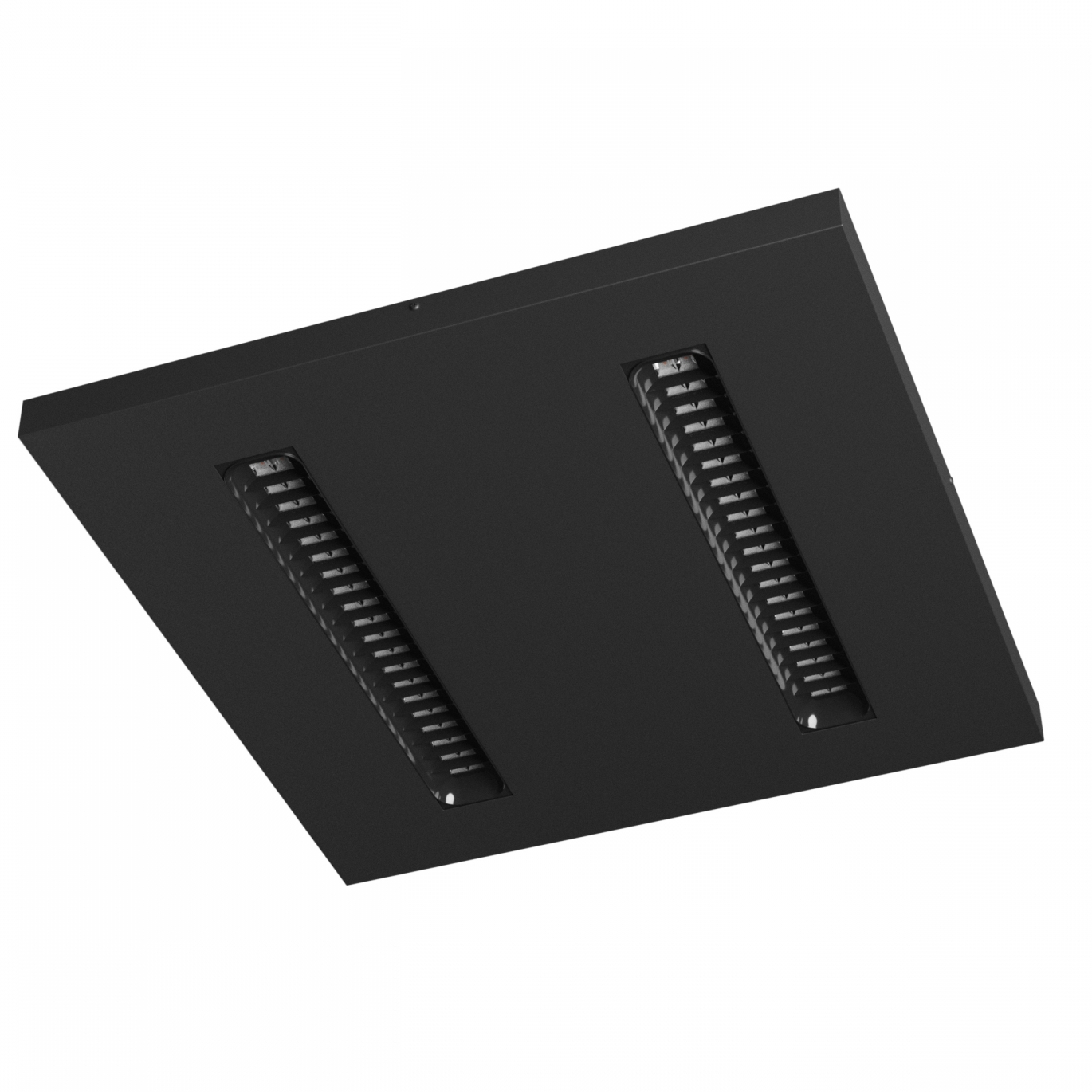 LED Panel schwarz 60x60 Linsenoptik 4000K