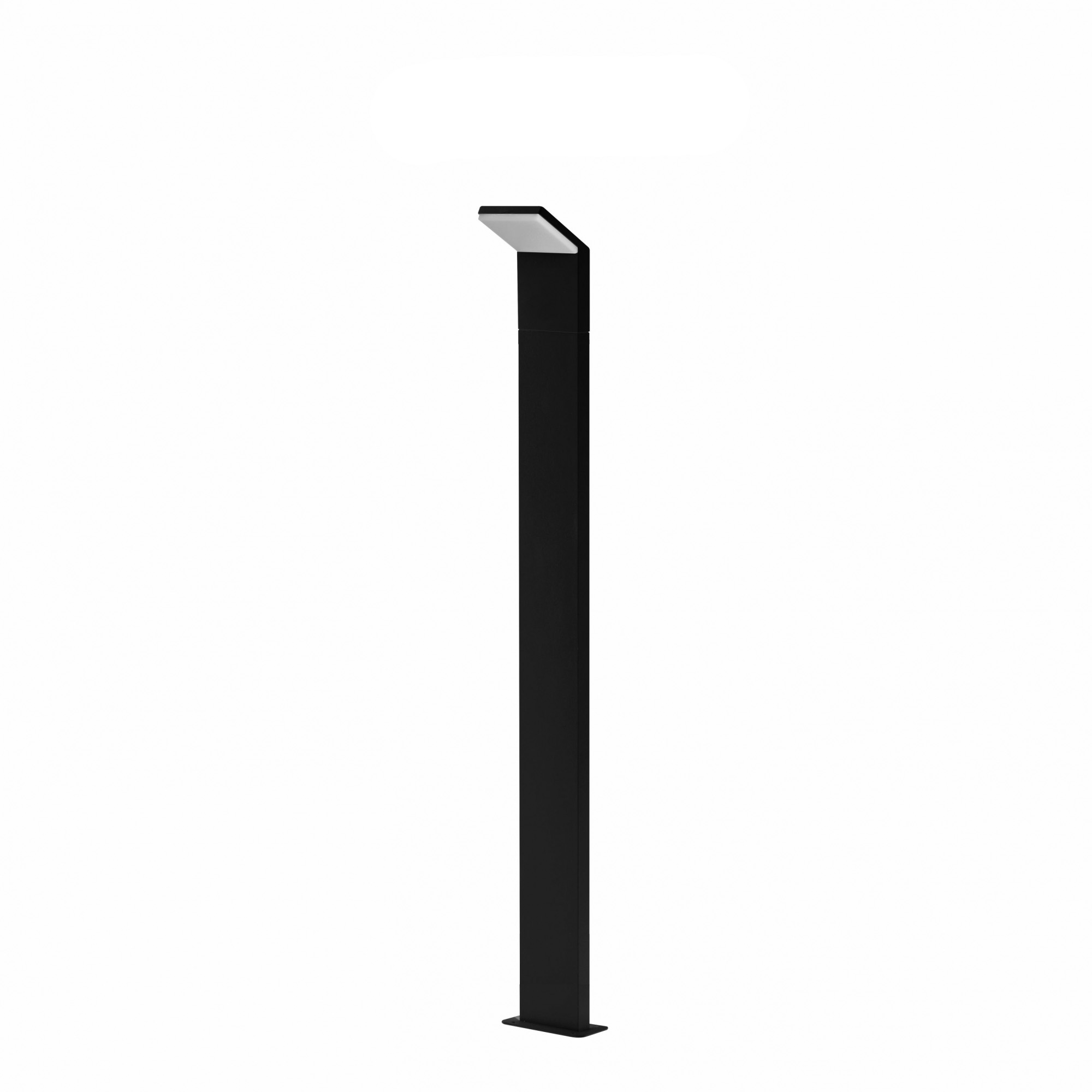 Paletto luminoso LED nero 9W 3000K 110cm IP54