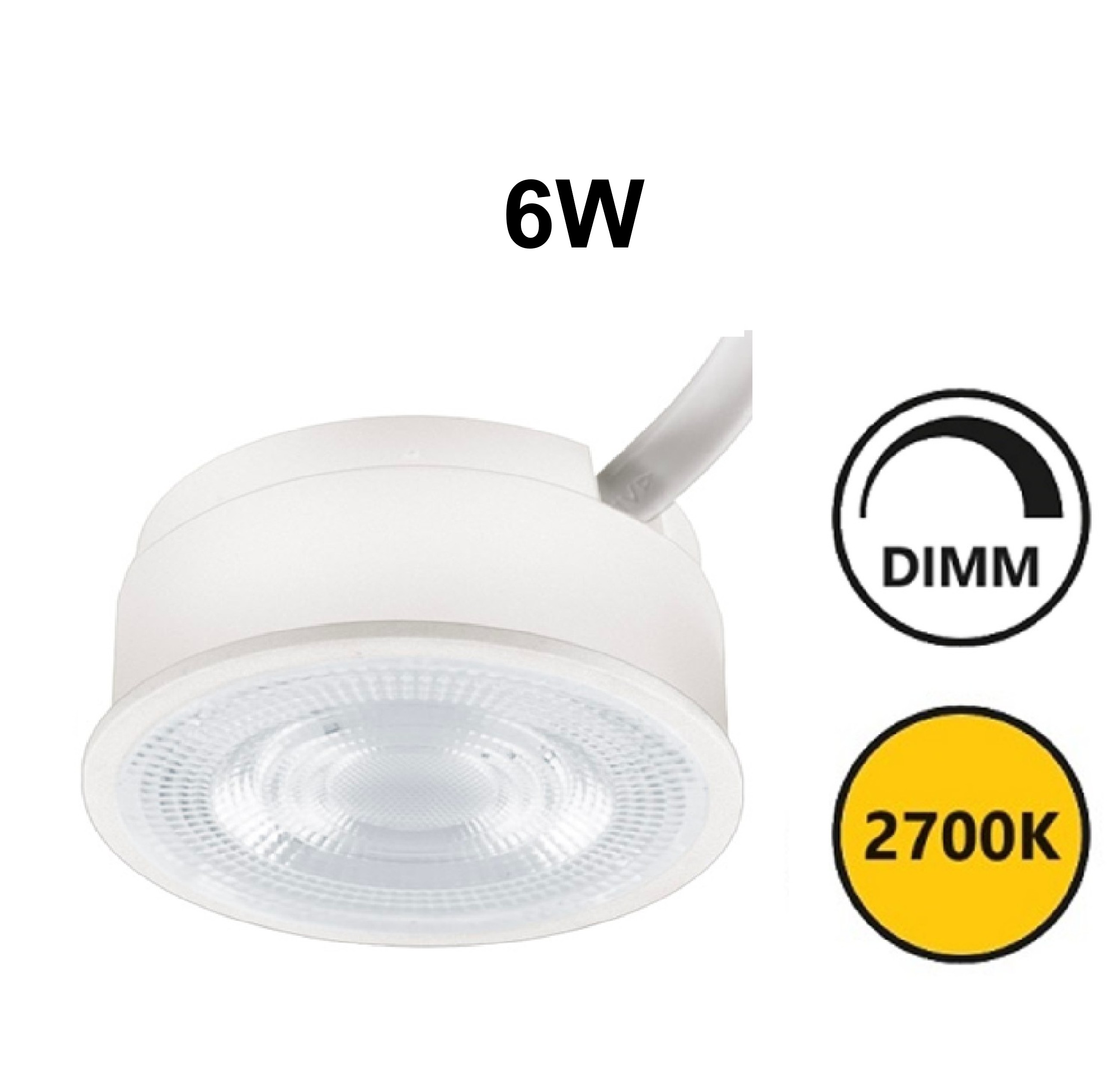 Modulo LED 6W 540lm 2700K 36° dimmerabile