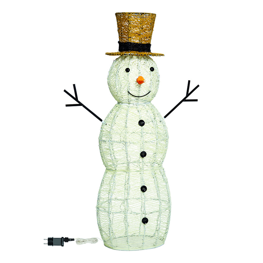 Pupazzo di neve LED 105cm IP44
