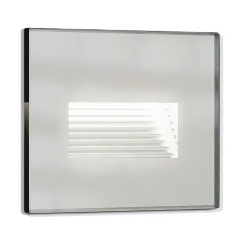 Wandeinbau LED Glas Weiß IP66