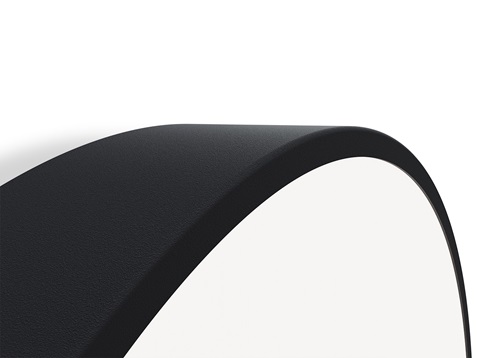 Plafoniera LED nera CCT
