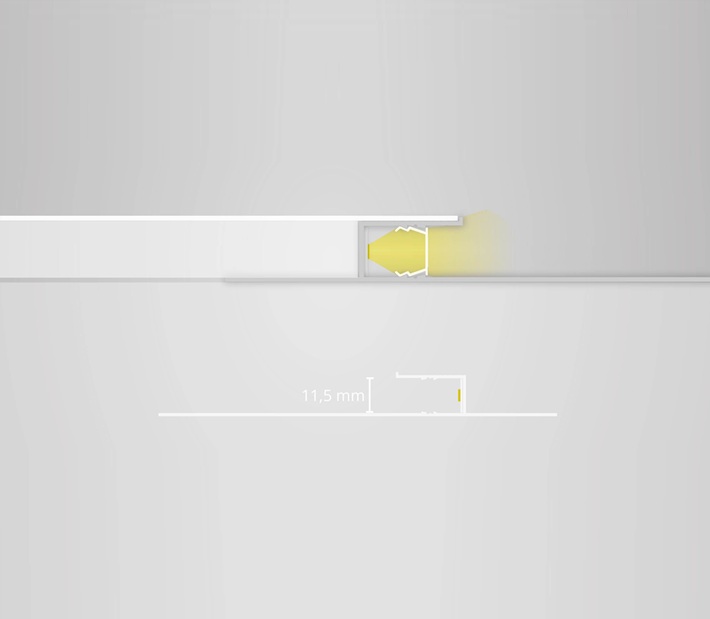 LED Trockenbauprofil Schattenfuge 80mm