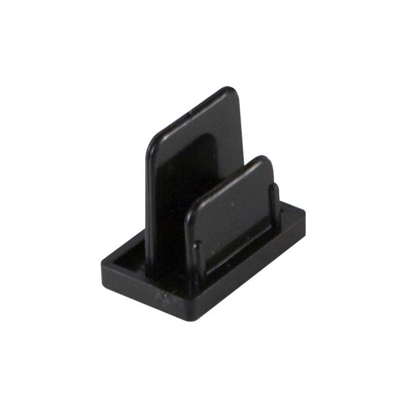 tappo terminale nero rotaia 1PH