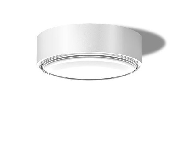 Faretto da superficie LED lente bianca Ø10,7cm IP65