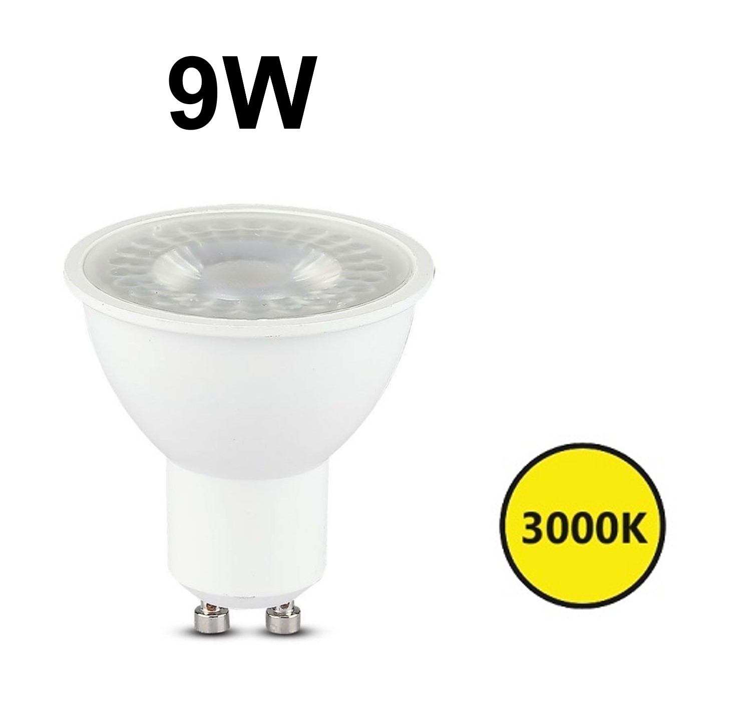 GU10 LED 7W 830lm 3000K 50°
