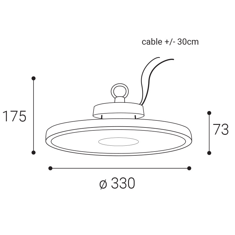 Proiettore LED industriale 100W-200W
