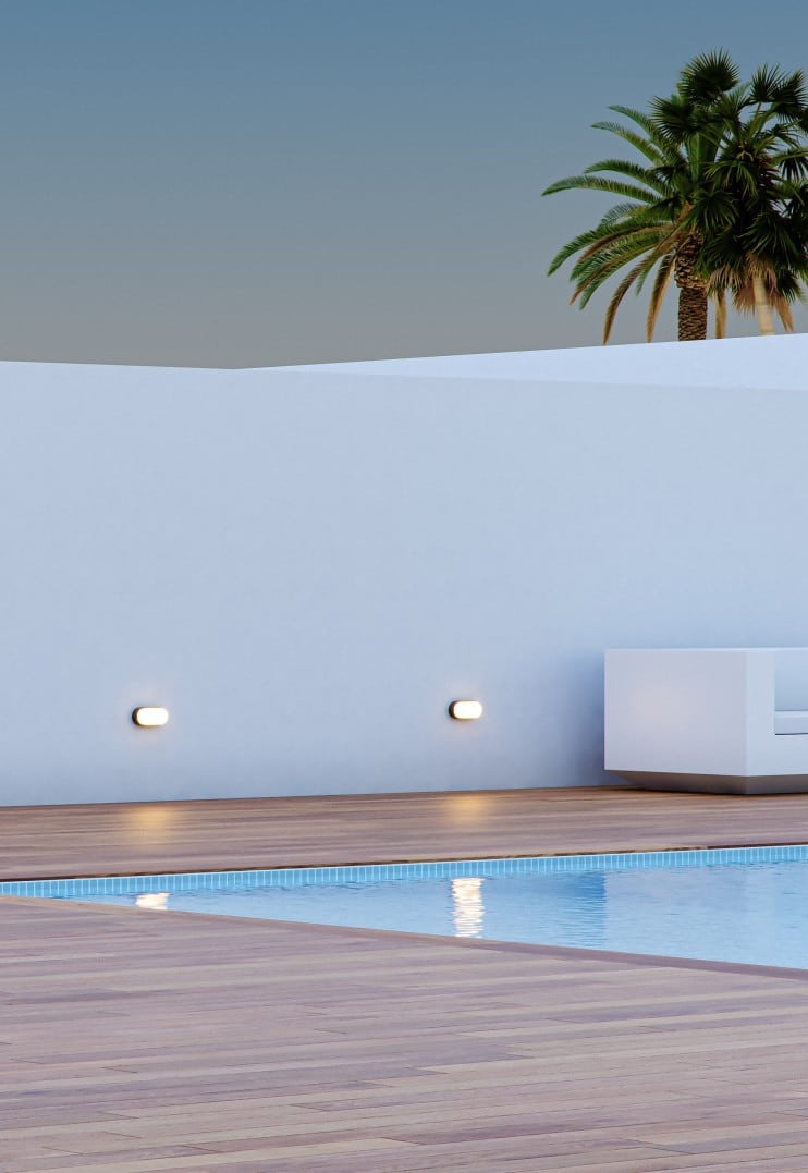 Applique LED IP65 bianco 3000K