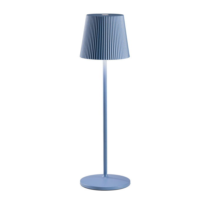 Lampada da tavolo a batteria 3W blu