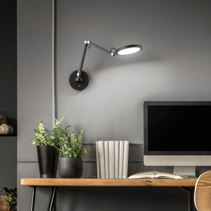 Applique LED nera mobile 9W