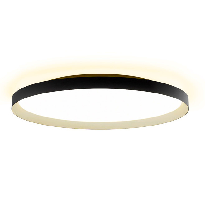 Deckenleuchte LED Dir./Ind. CCT 2700K/3000K/4000K Schwarz/Champagne