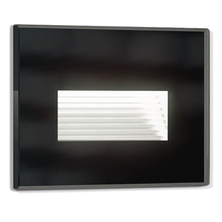 LED incasso parete vetro nero