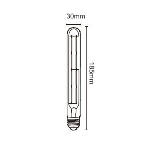 LED E27 ST64 Vintage ambra 6,5W 2200K