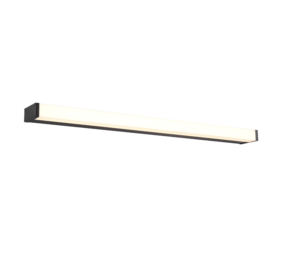 Luce a specchio LED 80cm 3000K nero