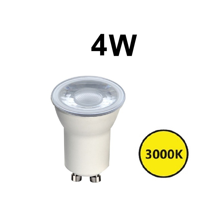 LED Mini-GU10 weiß 4W 3000K 38°