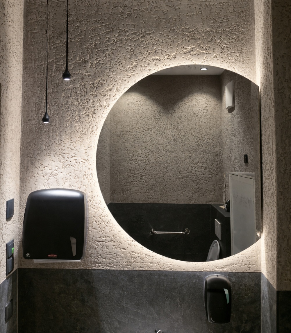 Specchio LED senza cornice - indiretto