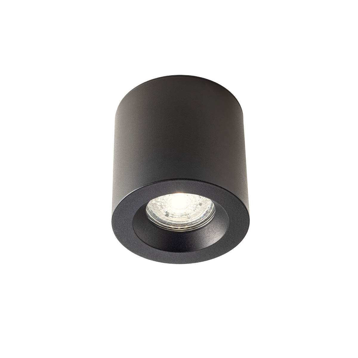 faretto da superficie GU10 nero IP44