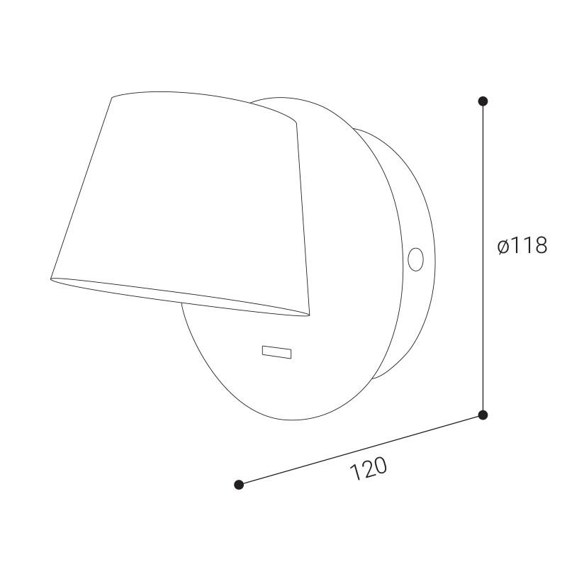 Lampada da lettura a LED bianco