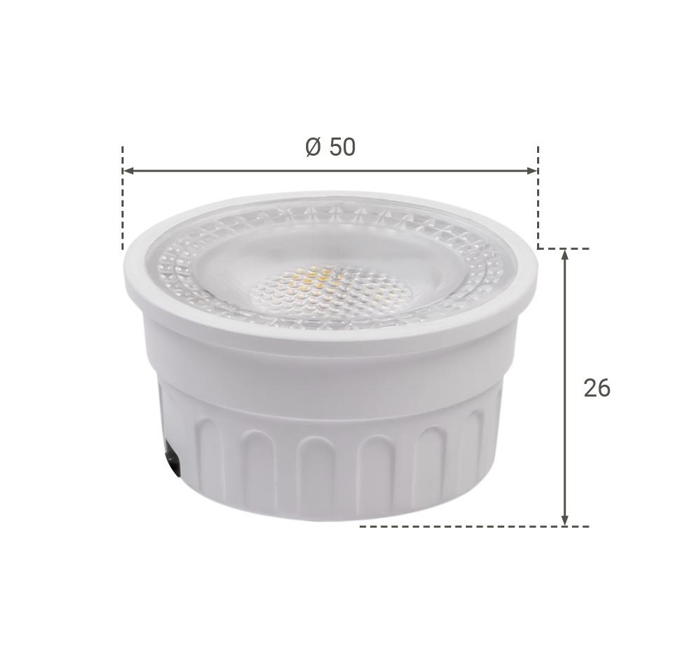 Modulo LED 5W 380lm 3000K 60°