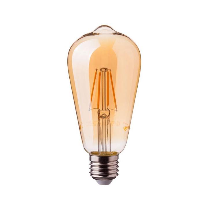 LED E27 ST64 Vintage ambra 4W 2200K
