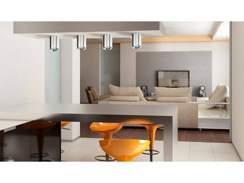 faretto da superficie GU10 oro IP54