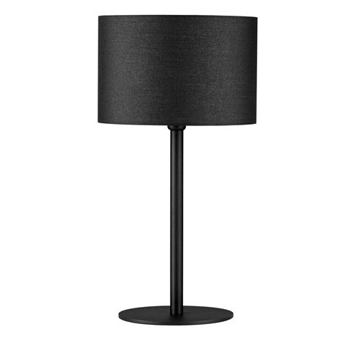 Lampada da tavolo in tessuto 58cm nero