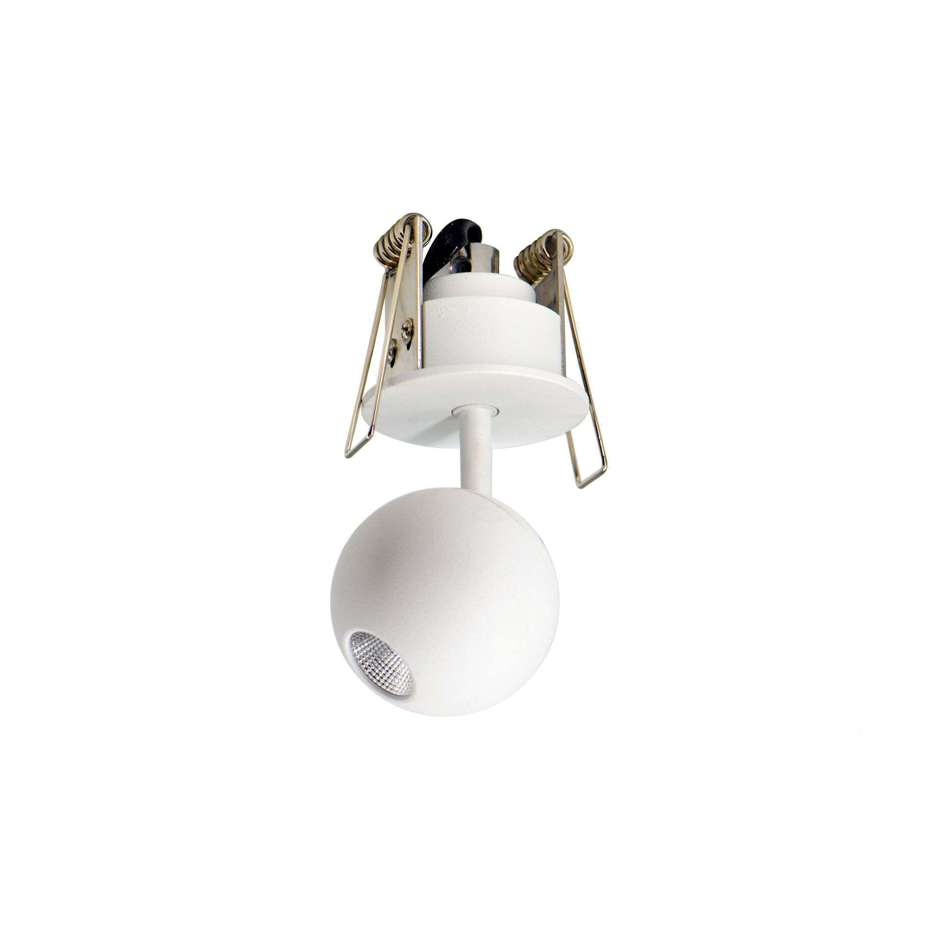 LED incasso a sfera Ø50mm bianco 3000K