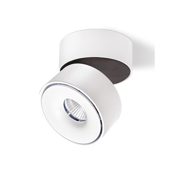 Faretto LED da superficie bianco 9W 3000K dimmerabile