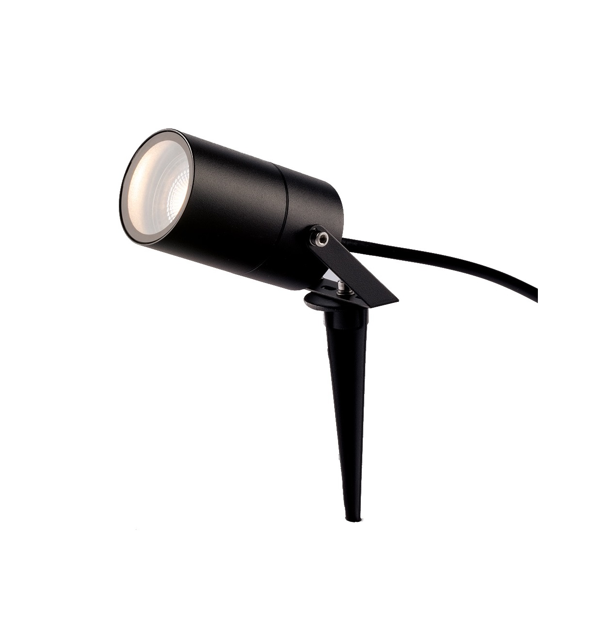 faretto plug-in nero 1xGU10 IP54