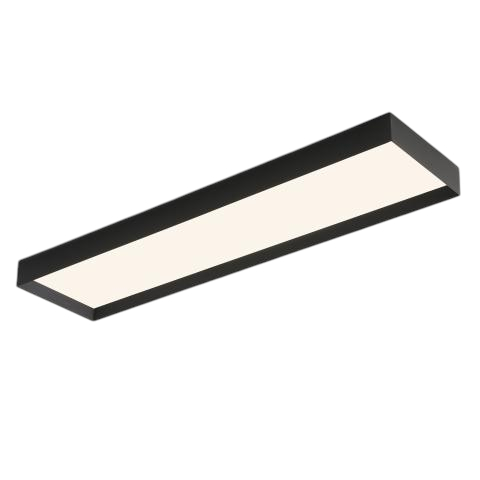 Plafoniera LED 120x30 nero 3000K