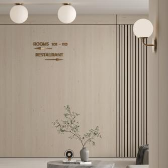 Lampada da parete in vetro/oro Ø15cm E27