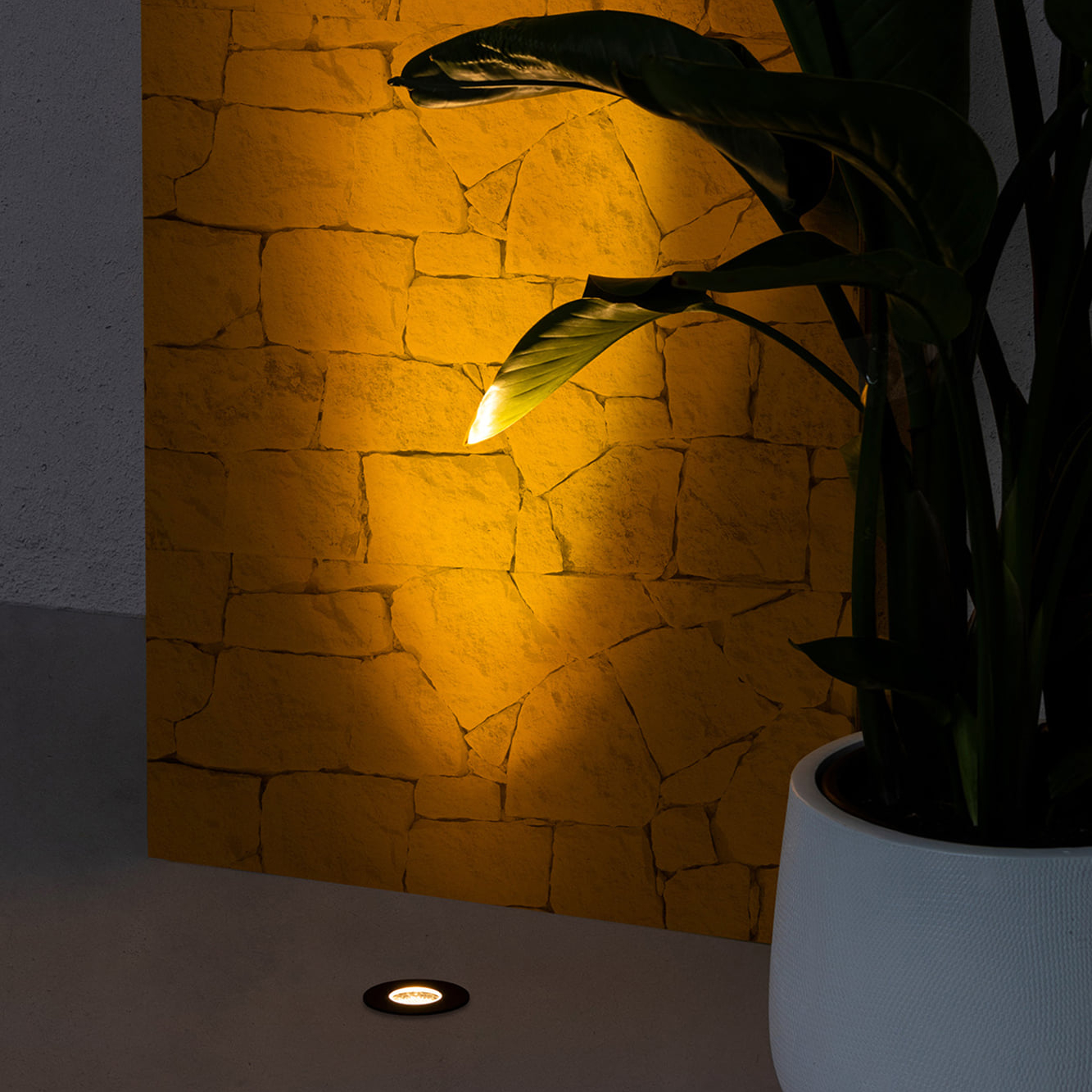 LED incasso pavimento IP67 nero