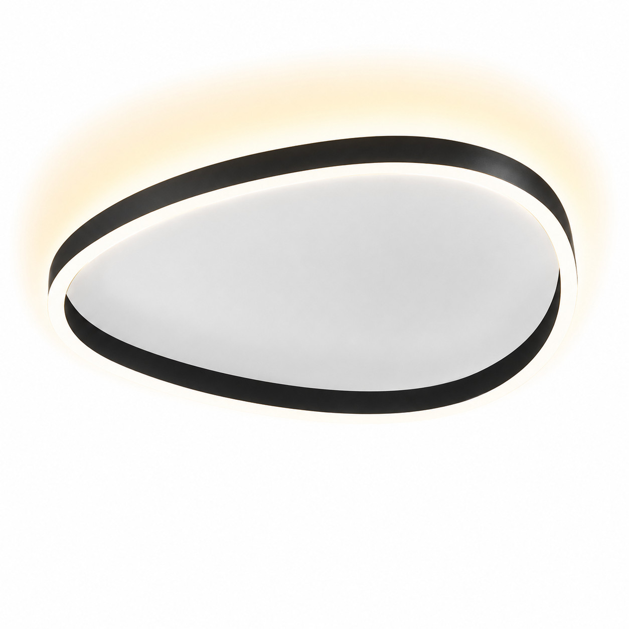 Plafoniera LED nera dir./ind.