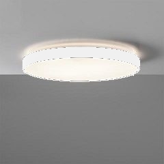 Plafoniera LED dir/ind. Ø80 bianco