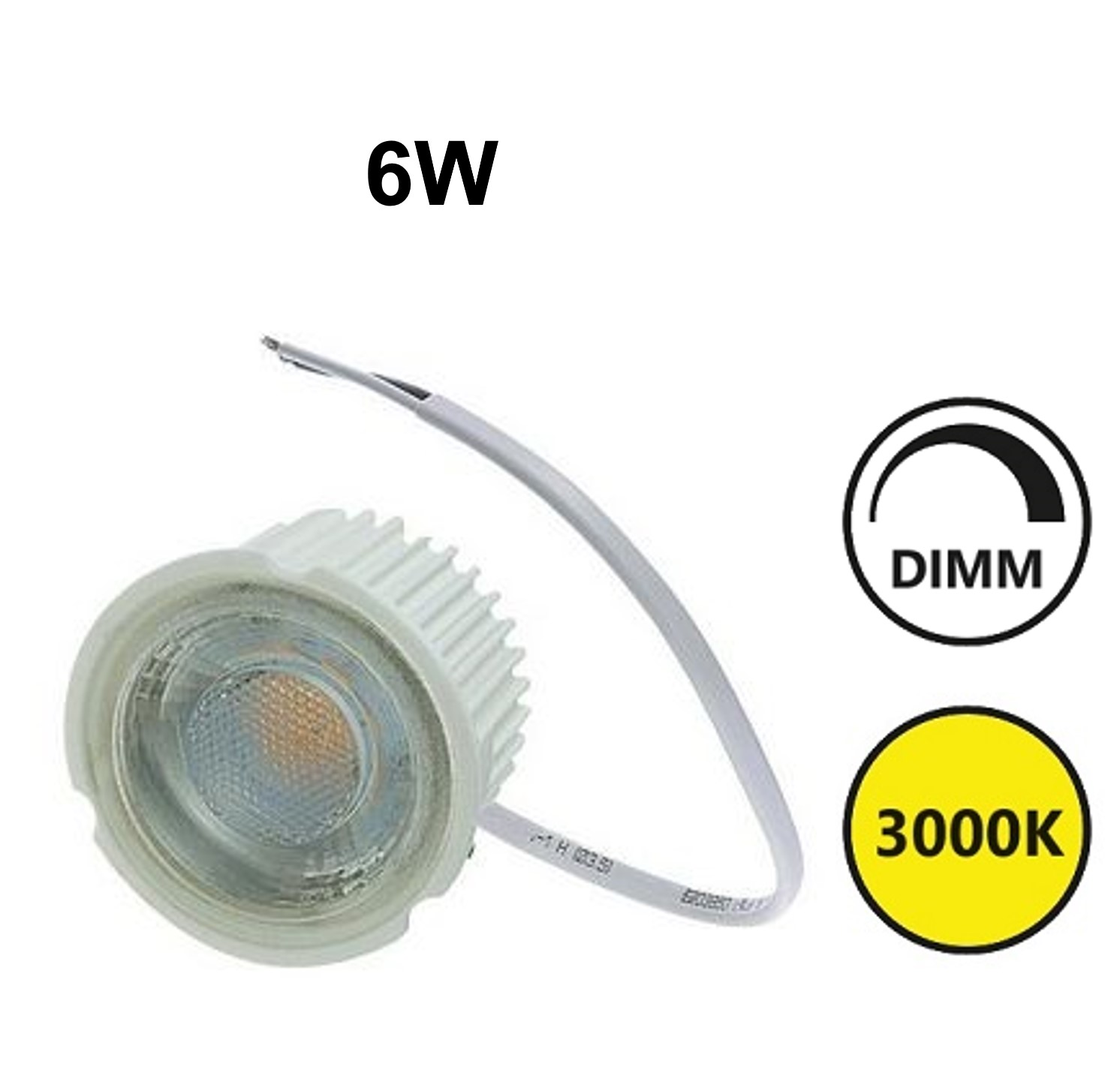 Modulo LED 6W 435lm 3000K 36° dimmerabile
