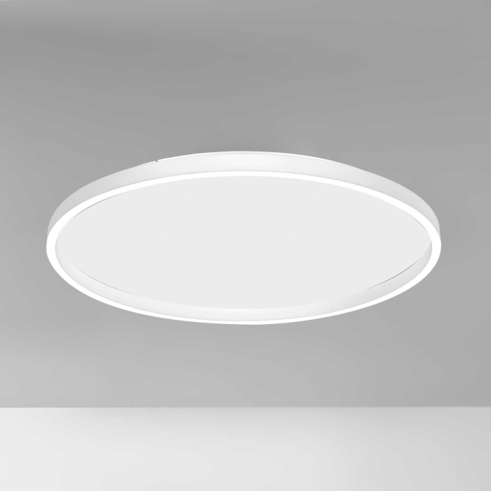 Plafoniera LED Ø80 bianca